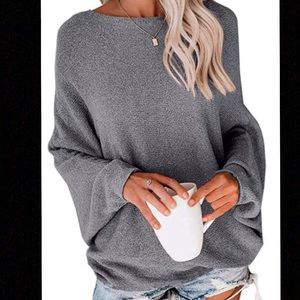 Oversized grey sweater